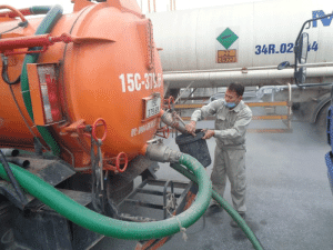 Hút bể mỡ chất thải