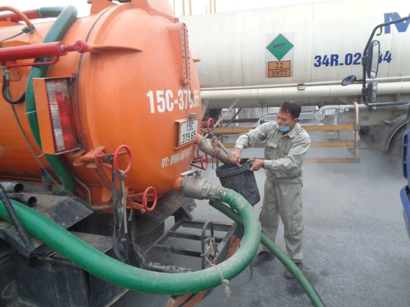 Hút bể mỡ chất thải