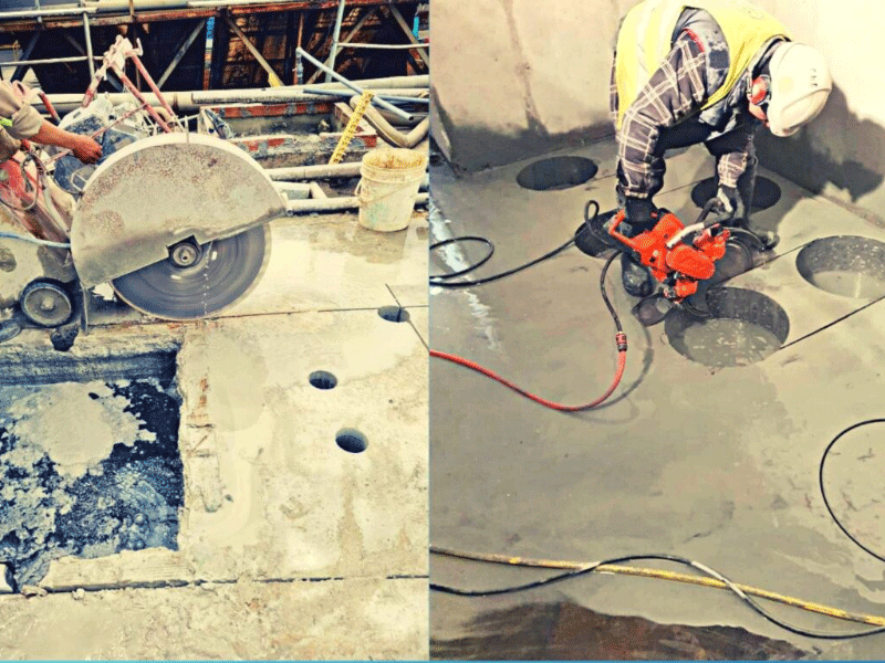 Khoan cắt bê tông tại Đan Phượng 3 Khoan cắt bê tông