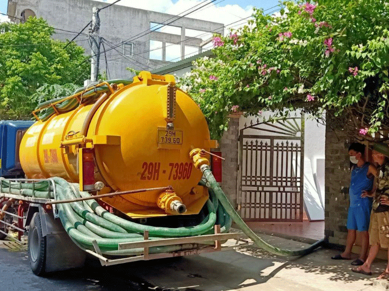 Hút bể mỡ chất thải