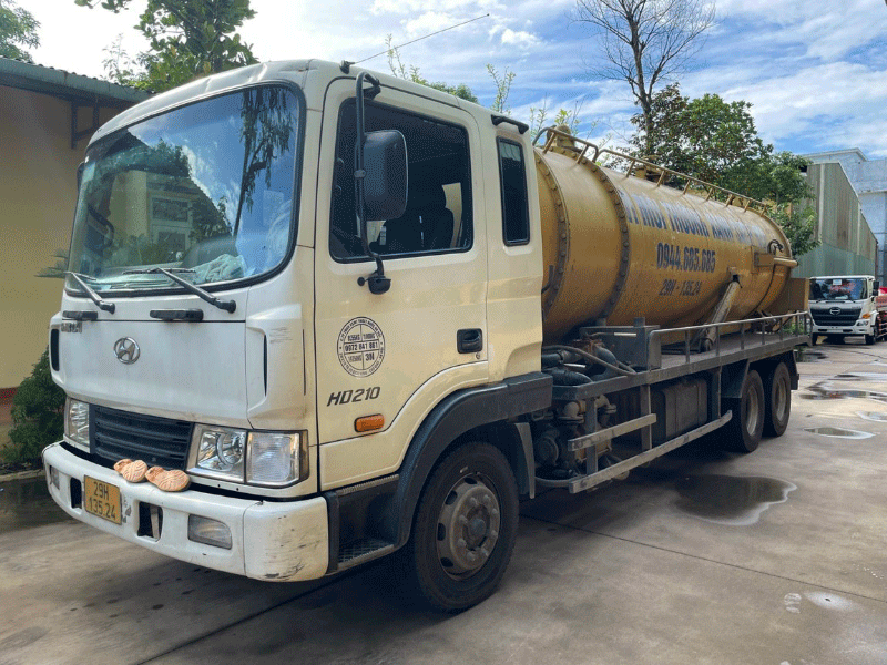 Hút bể mỡ chất thải