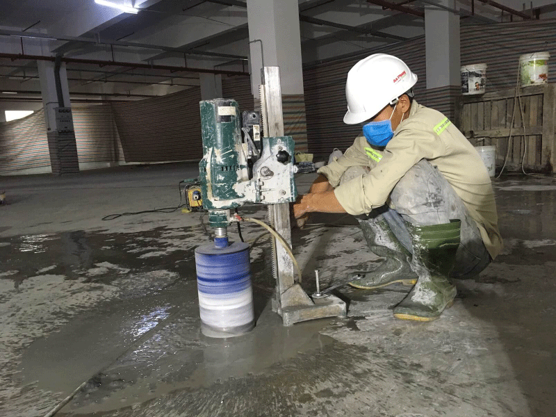 Khoan cắt bê tông