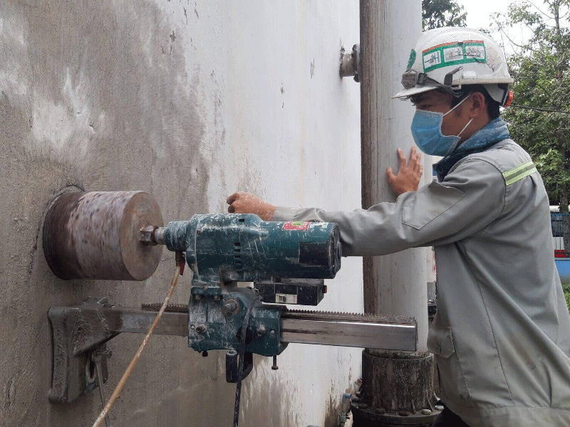 Khoan cắt bê tông