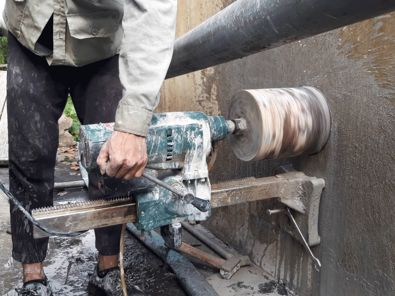 Khoan cắt bê tông