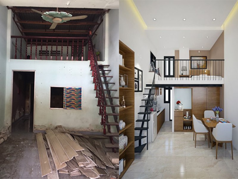 Sửa chữa nhà cũ, ốp lát