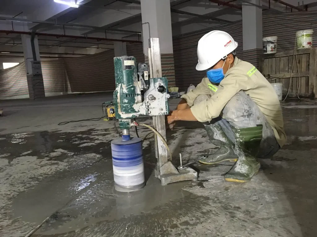 Khoan cắt bê tông tại xã Hưng Đạo 1 30 1